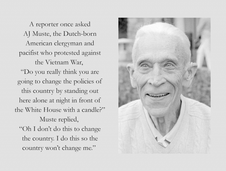Be Like AJ Muste