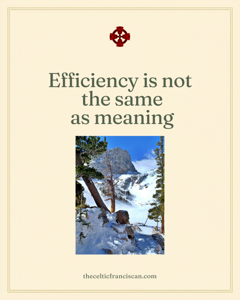 Efficiency Is Not the Same as Meaning