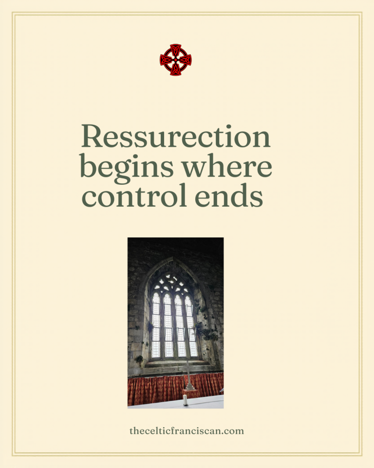 Resurrection Begins Where Control Ends